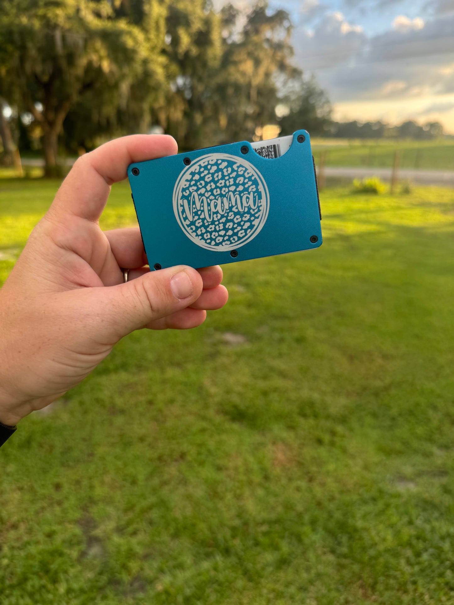 Aluminum Wallet W/ Money Clip (Engrave-able)