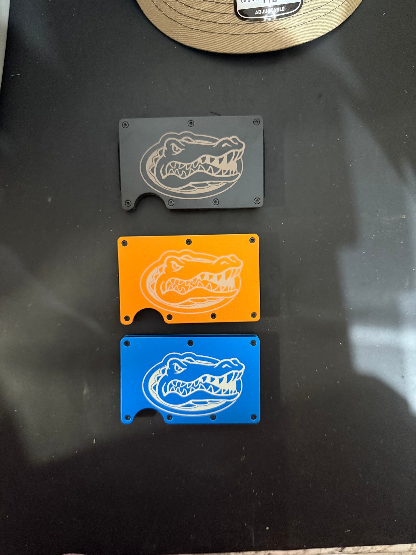 Aluminum Wallet W/ Money Clip (Engrave-able)