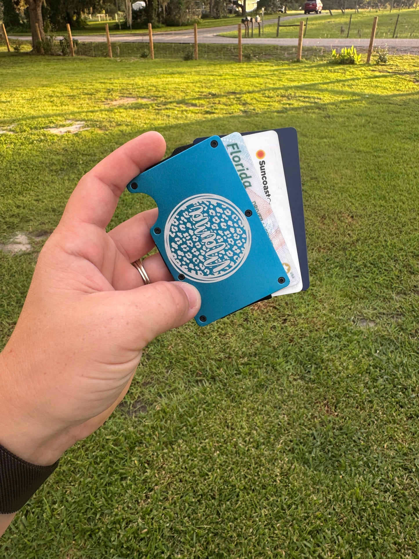Aluminum Wallet W/ Money Clip (Engrave-able)