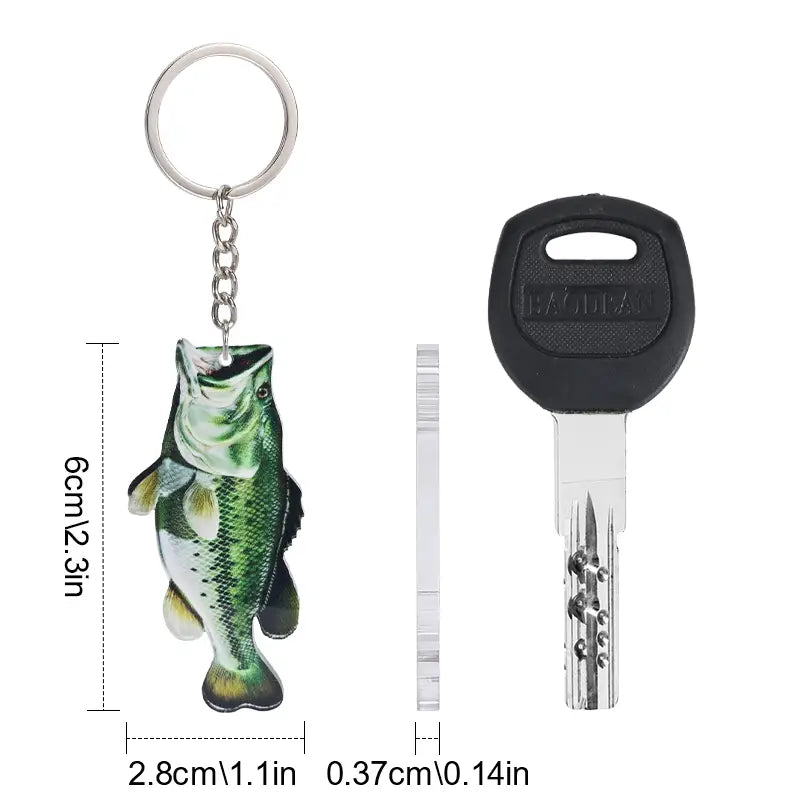 Bass Keychain