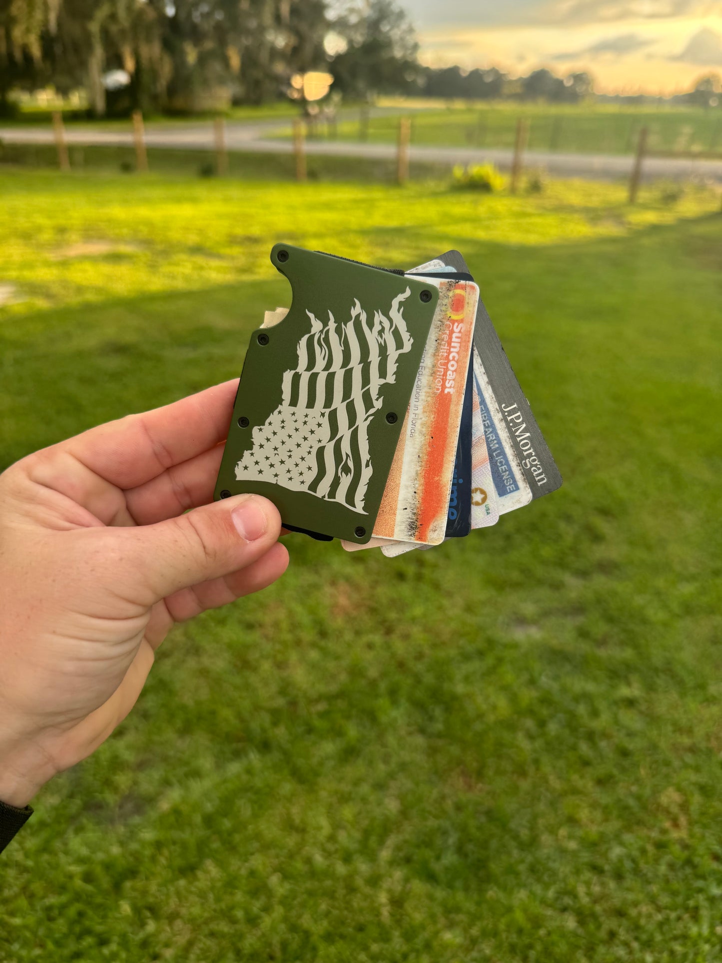 Aluminum Wallet W/ Money Clip (Engrave-able)