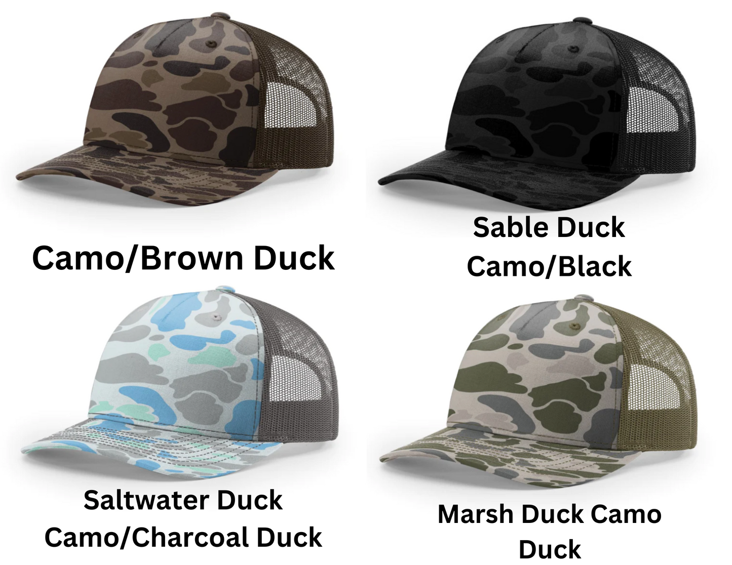 Custom Leather Patch Hat (Pattern)- Richardson 112
