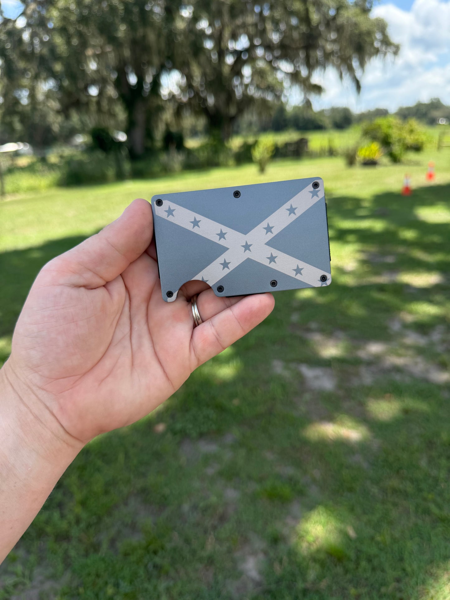 Aluminum Wallet W/ Money Clip (Engrave-able)