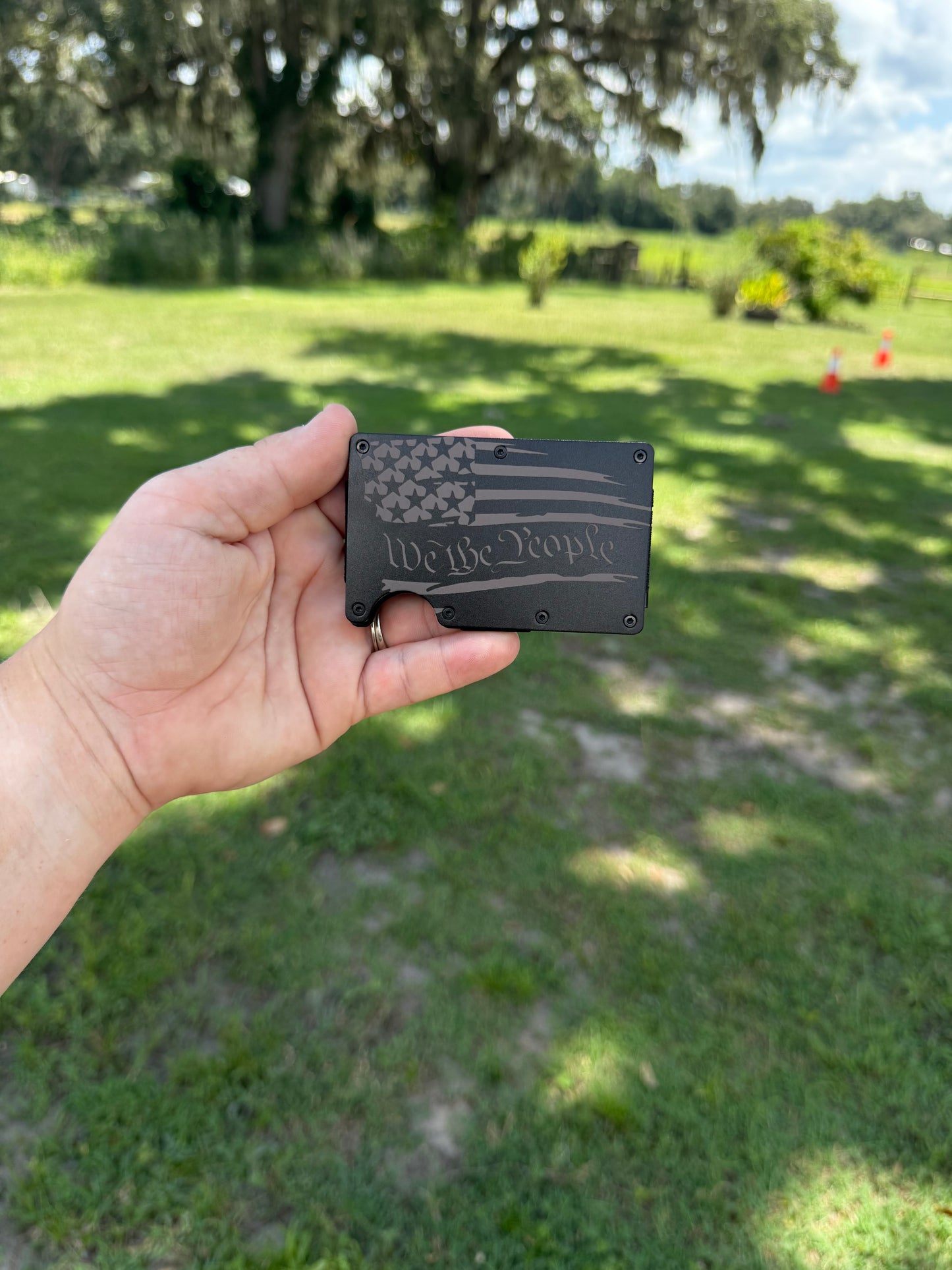 Aluminum Wallet W/ Money Clip (Engrave-able)