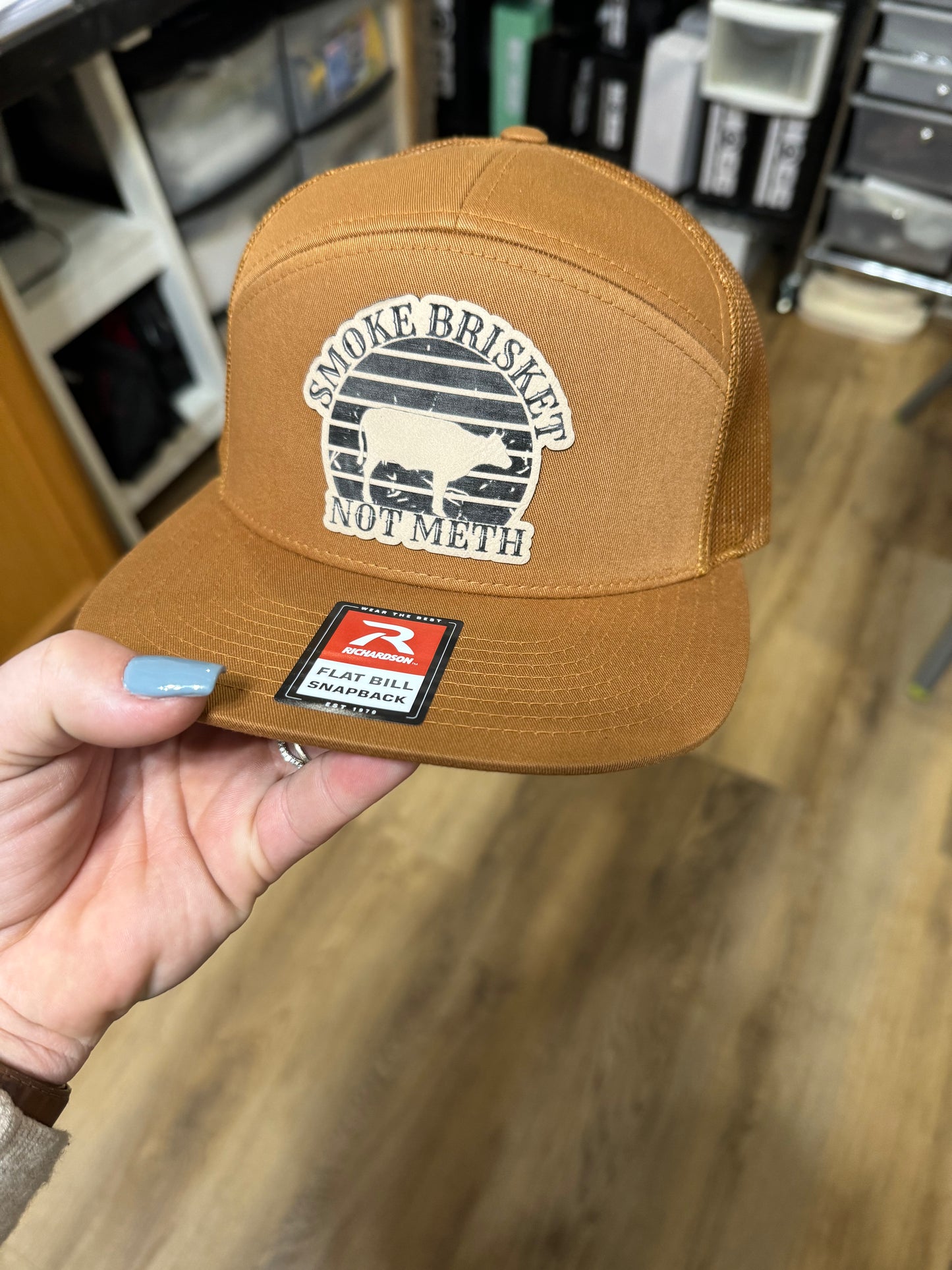 Smoke Brisket Not Meth Hat