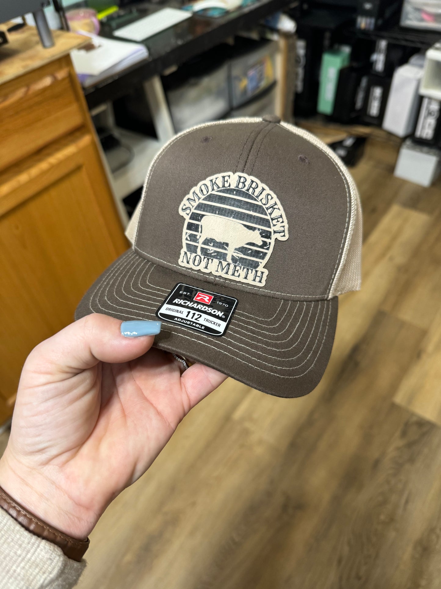 Smoke Brisket Not Meth Hat