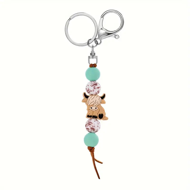 Cow Keychain