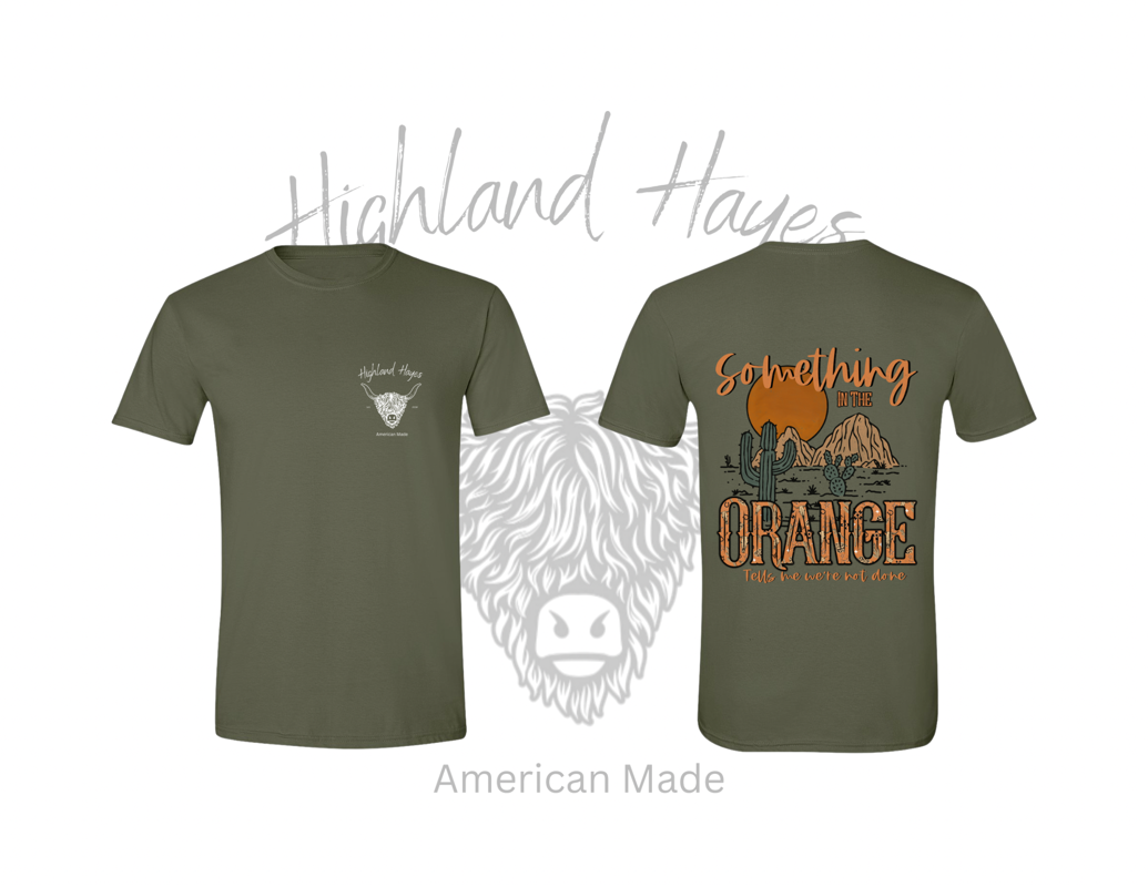 Something in the Orange T-Shirt