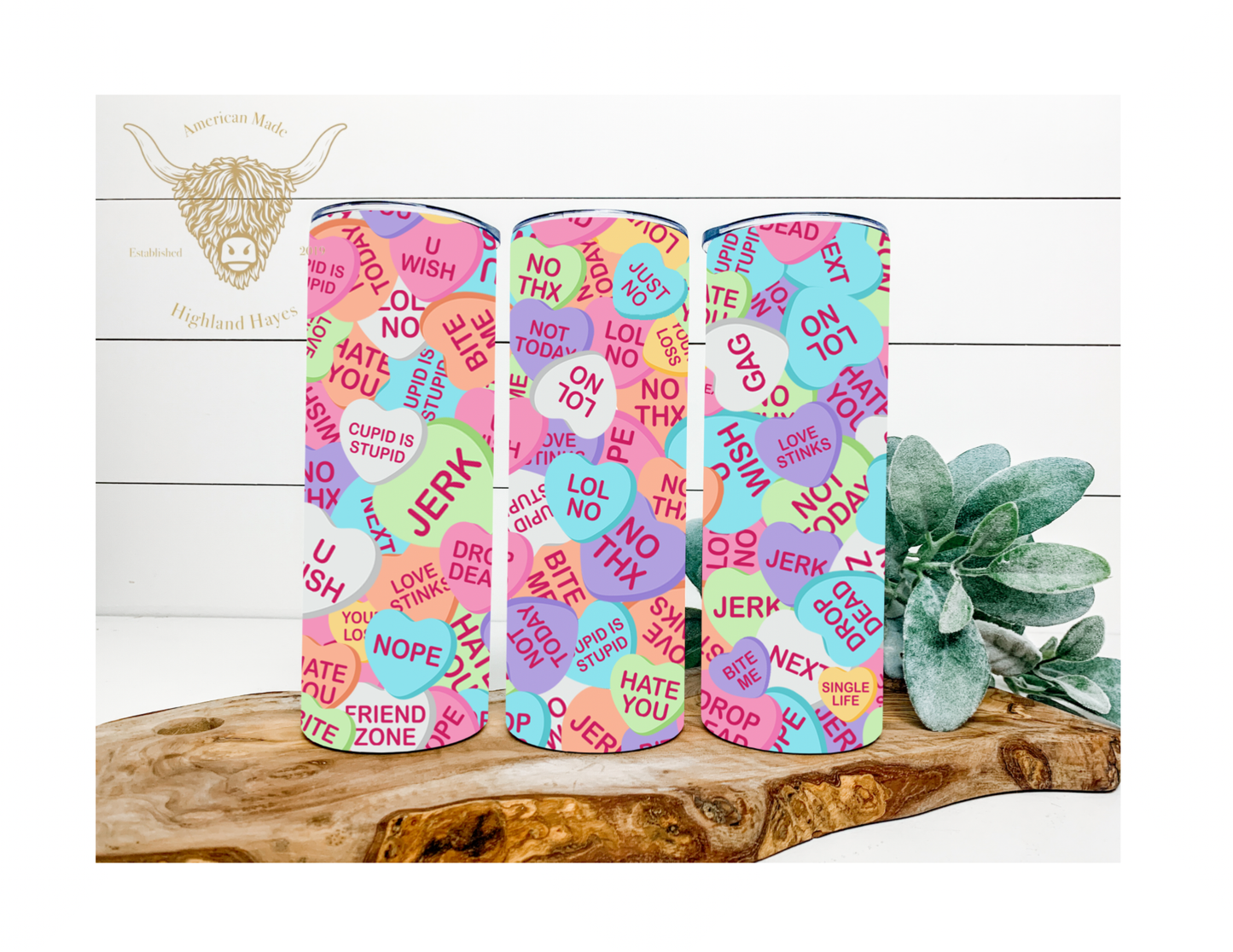 Anti-Valentine's Day Tumbler