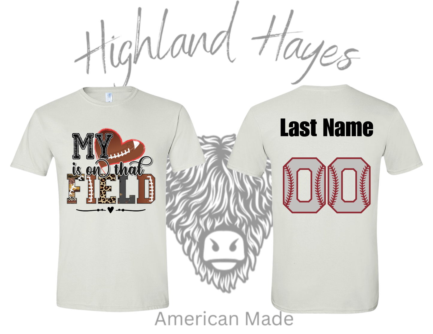 My heart is on that field football T-Shirt