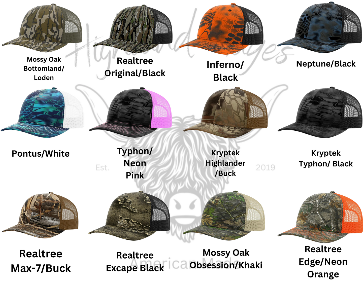 Custom Leather Patch Hat (Pattern)- Richardson 112