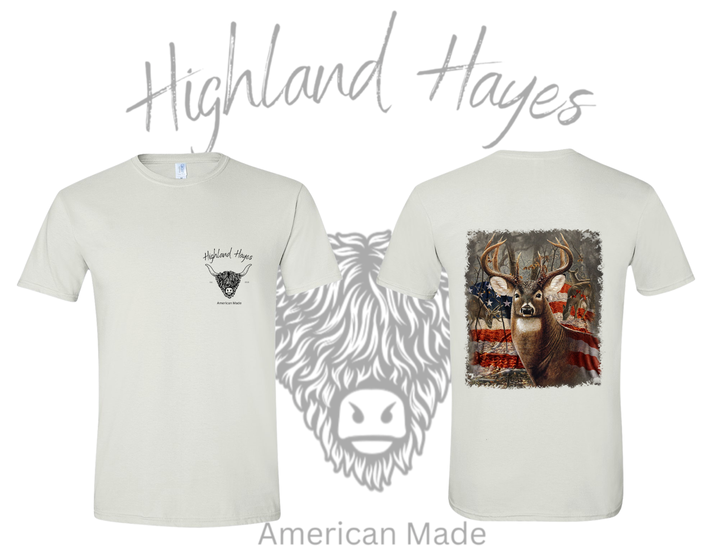 Highland Camo Buck Flag