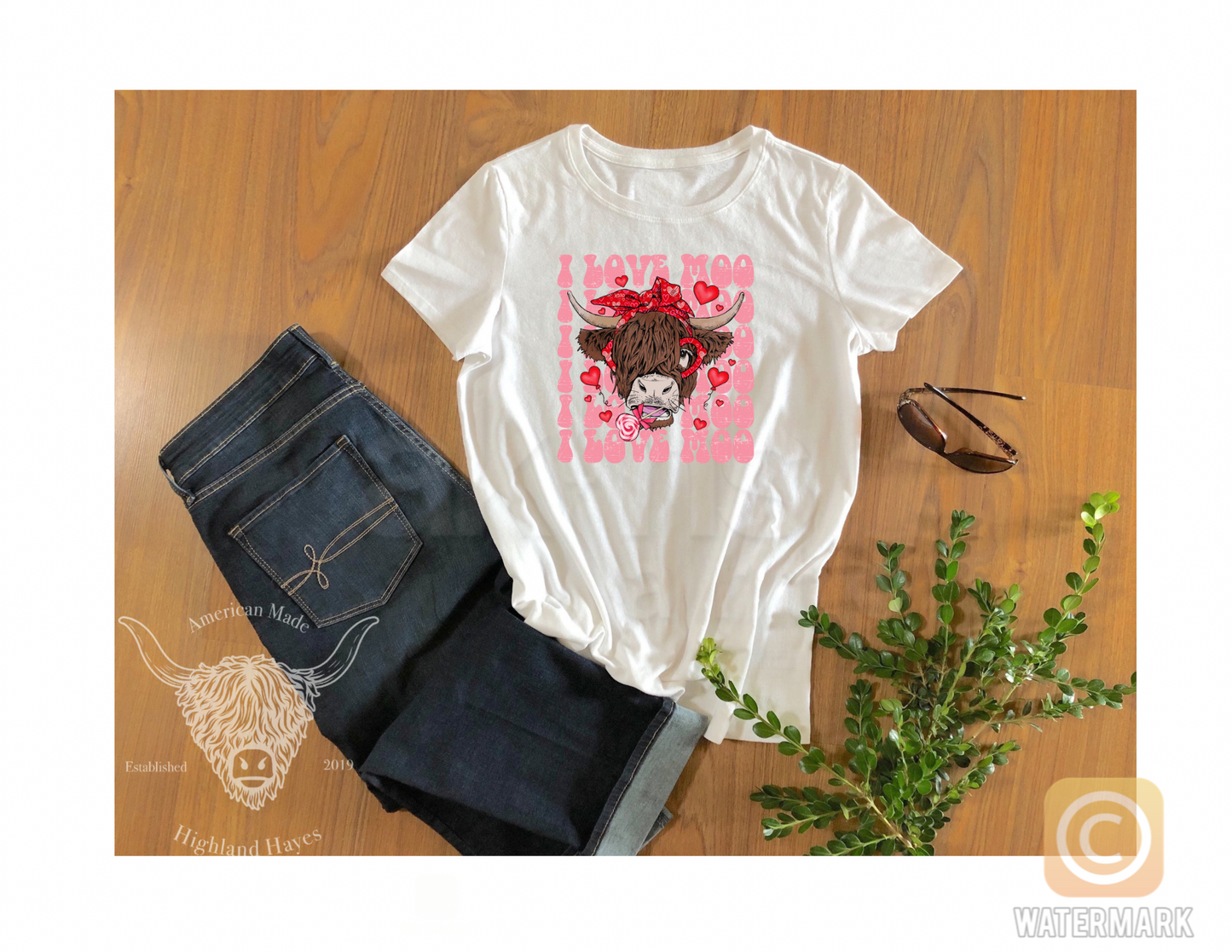 I Love Moo T-Shirt