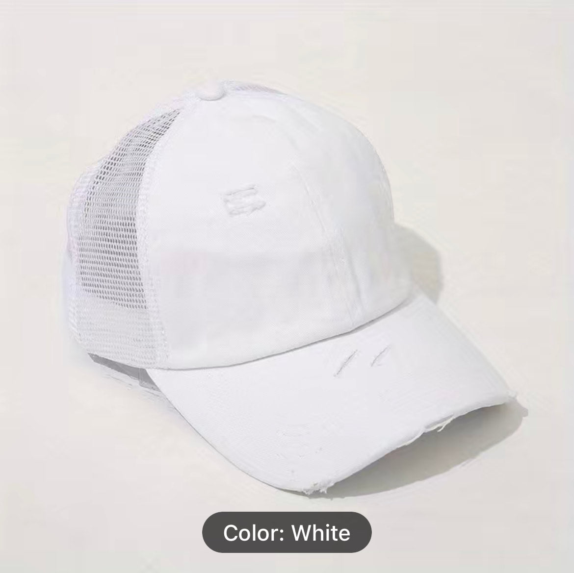 Custom Pony Tail Patch Hat