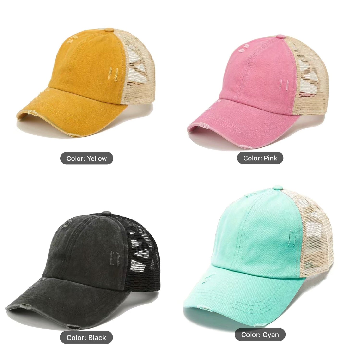 Custom Pony Tail Patch Hat