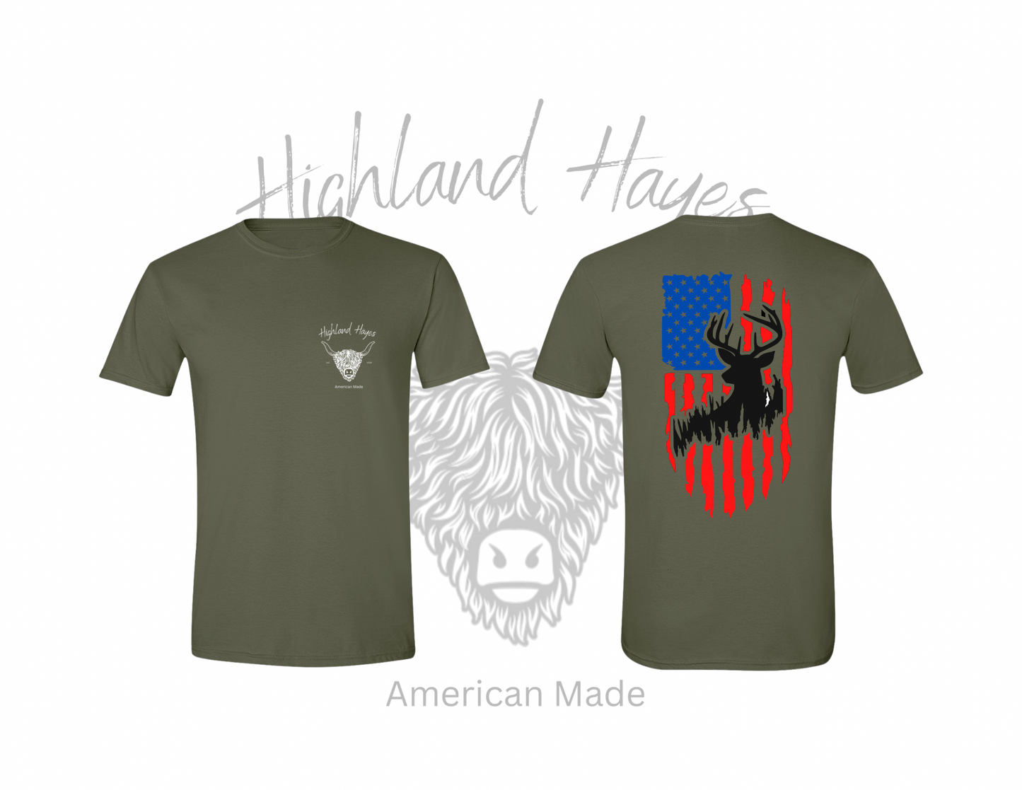 Highland American Flag Buck
