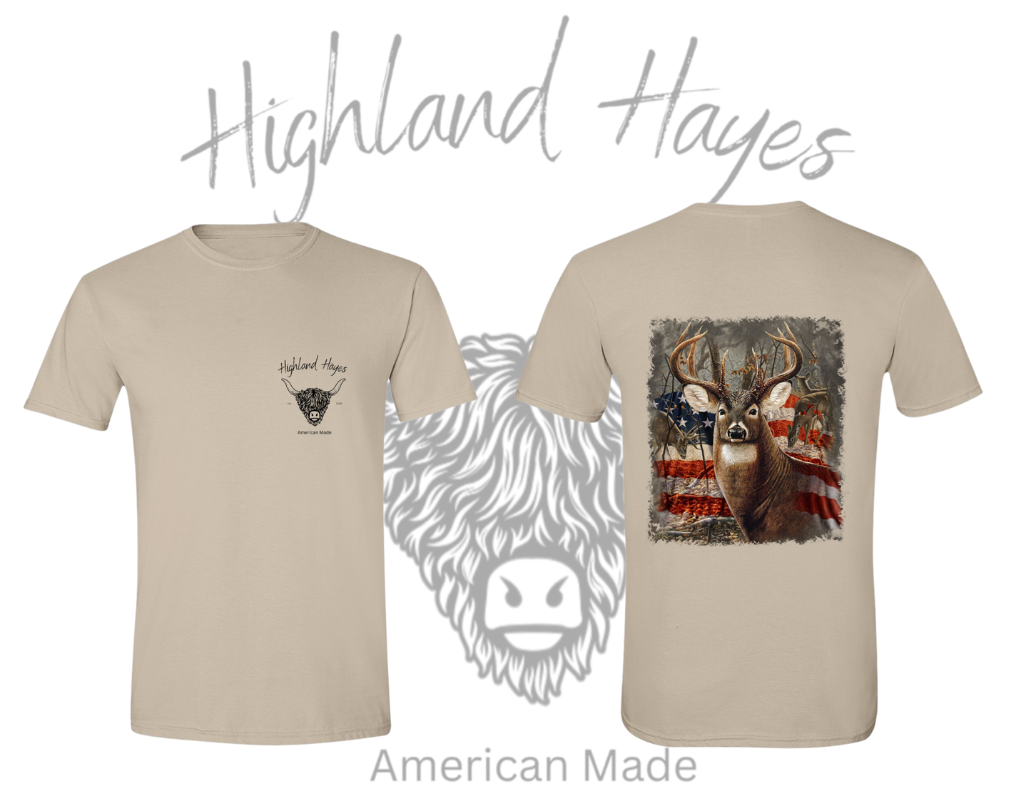 Highland Camo Buck Flag